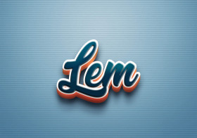 Cursive Name DP: Lem