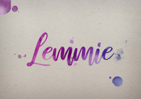 Lemmie Watercolor Name DP