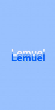 Name DP: Lemuel