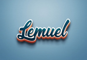 Cursive Name DP: Lemuel