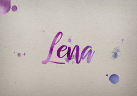 Lena Watercolor Name DP