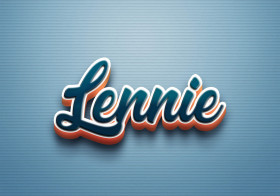 Cursive Name DP: Lennie