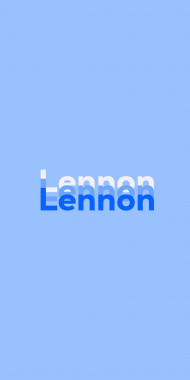 Name DP: Lennon