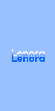 Name DP: Lenora