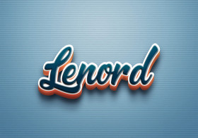Cursive Name DP: Lenord