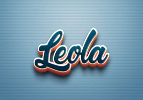 Cursive Name DP: Leola