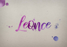 Leonce Watercolor Name DP