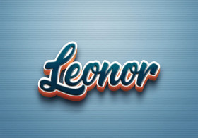 Cursive Name DP: Leonor