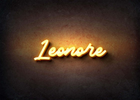 Glow Name Profile Picture for Leonore