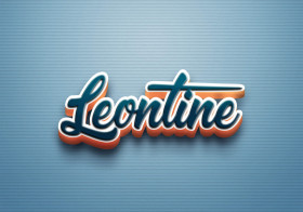 Cursive Name DP: Leontine