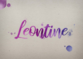 Leontine Watercolor Name DP