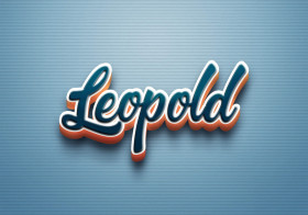 Cursive Name DP: Leopold