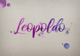Leopoldo Watercolor Name DP