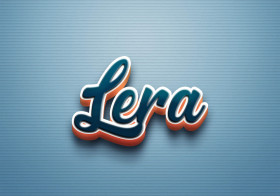 Cursive Name DP: Lera