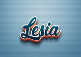 Cursive Name DP: Lesia