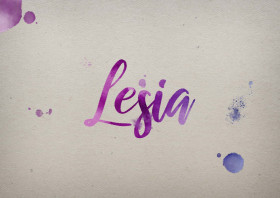 Lesia Watercolor Name DP