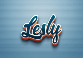 Cursive Name DP: Lesly