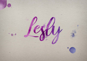Lesly Watercolor Name DP