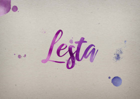 Lesta Watercolor Name DP