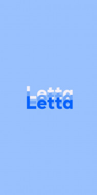 Name DP: Letta