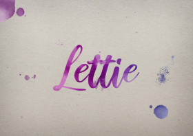 Lettie Watercolor Name DP