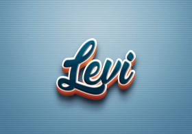 Cursive Name DP: Levi