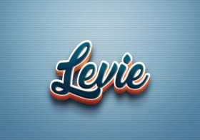 Cursive Name DP: Levie