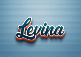 Cursive Name DP: Levina