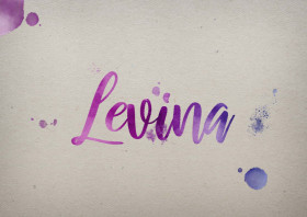 Levina Watercolor Name DP