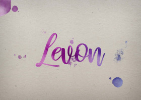 Levon Watercolor Name DP