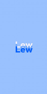 Name DP: Lew