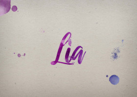 Lia Watercolor Name DP