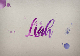 Liah Watercolor Name DP