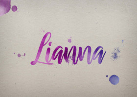 Lianna Watercolor Name DP
