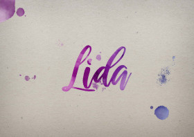 Lida Watercolor Name DP