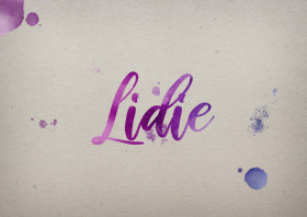 Lidie Watercolor Name DP