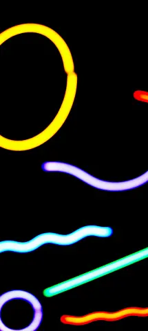 Light Neons Amoled Wallpaper with Line, Graphic design & Font