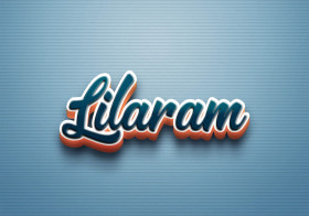 Cursive Name DP: Lilaram