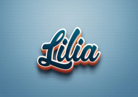 Cursive Name DP: Lilia