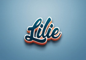 Cursive Name DP: Lilie