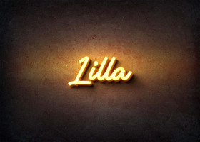 Glow Name Profile Picture for Lilla