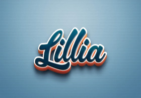 Cursive Name DP: Lillia