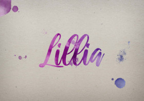 Lillia Watercolor Name DP