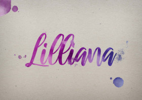 Lilliana Watercolor Name DP