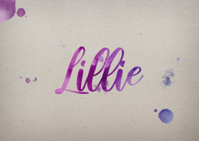 Lillie Watercolor Name DP