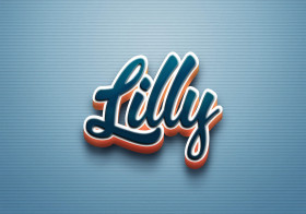 Cursive Name DP: Lilly