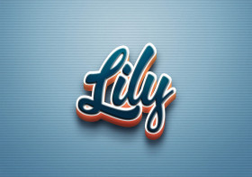 Cursive Name DP: Lily