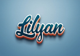 Cursive Name DP: Lilyan