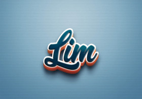 Cursive Name DP: Lim