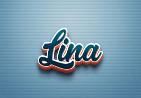 Cursive Name DP: Lina